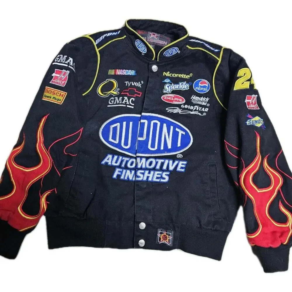 Vintage Chase Authentic Jeff Gordon Dupont NASCAR Jacket Size Youth 7/8 - Picture 1 of 3